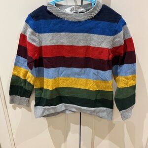H&M Multicolor Striped Sweater 2-4t